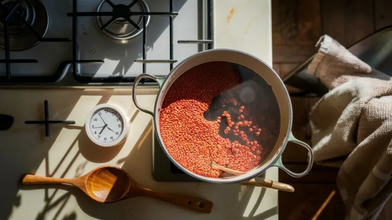 Jak dlouho se vaří červená čočka