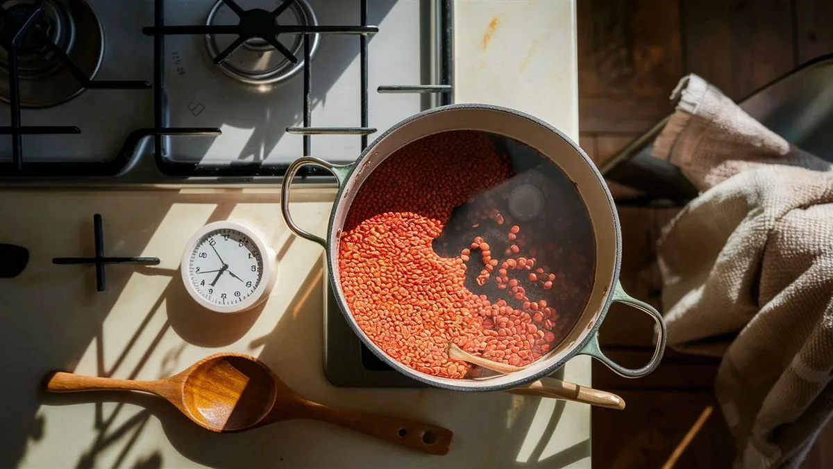 Jak dlouho se vaří červená čočka