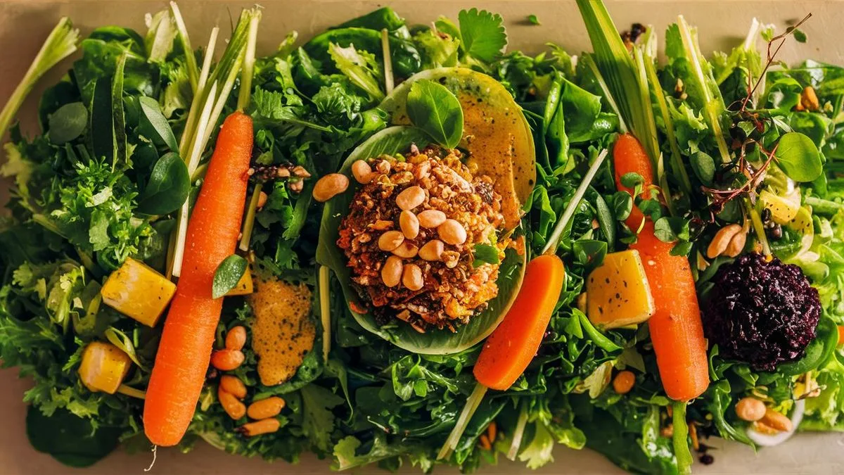 Zelený salát s mrkví od vietnamců