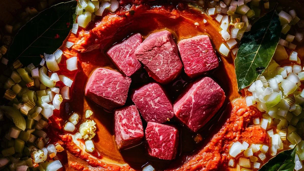 jak naložit hovězí maso na guláš